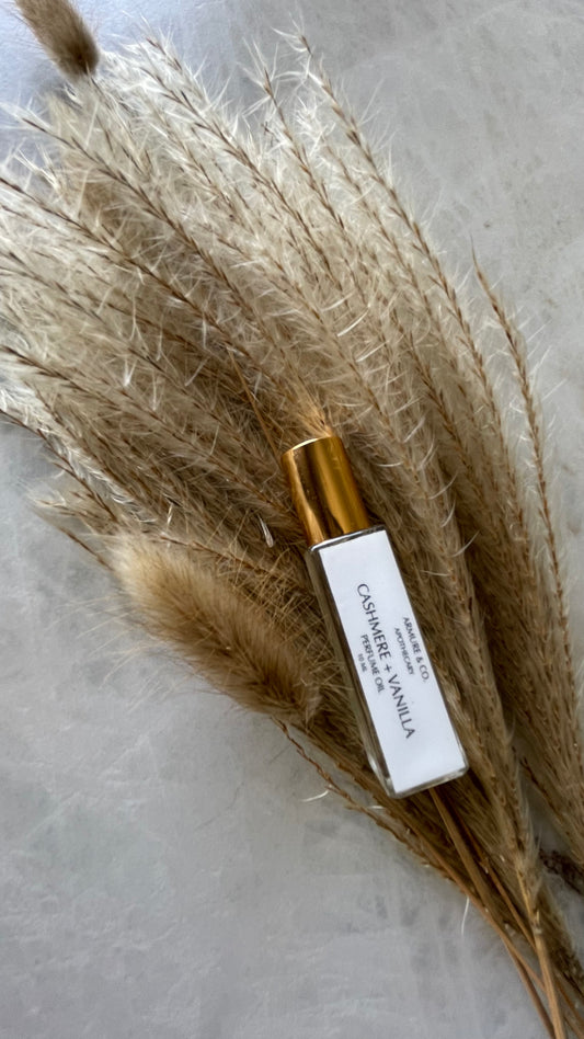 Cashmere + Vanilla Perfume Roller