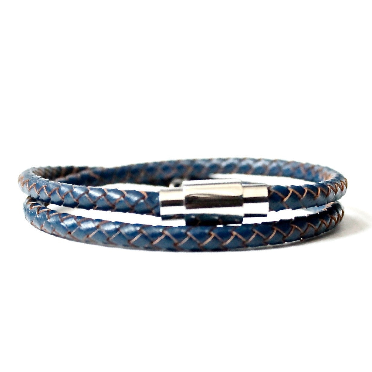 Andorra Magnetic Leather Wrap Bracelet